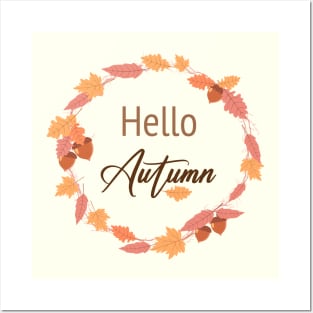 Hello Autumn Posters and Art